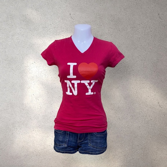!! DO NOT BUY !! "I ❤️ NY" Pink Shirt - Picture 1 of 2